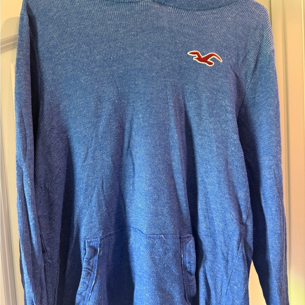 Hollister Classic Blue Pullover with Iconic Logo